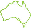 Australia map icon